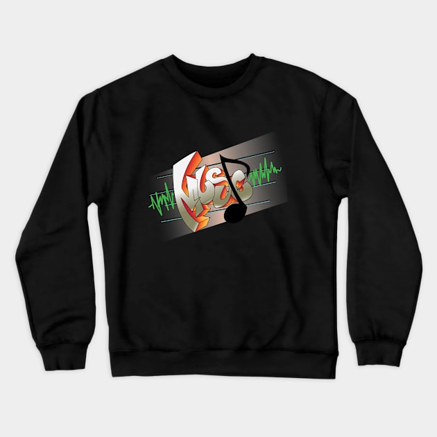 MUSIC Crewneck Sweatshirt by GOTHAM PROJECTS APPAREL